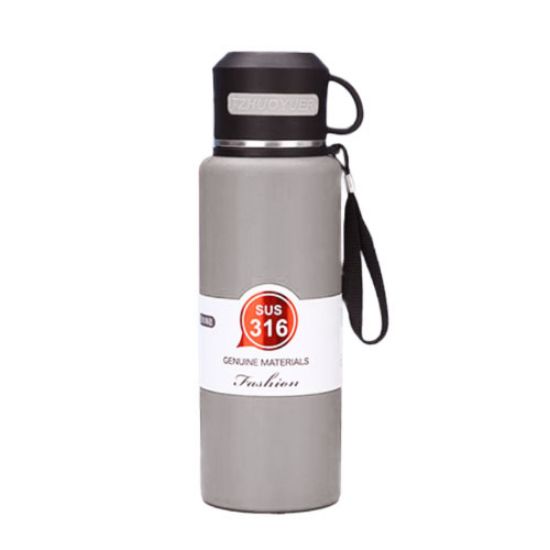 Picture of فلاسک لیوان دار استیل گنجایش 1 لیتری طوسی